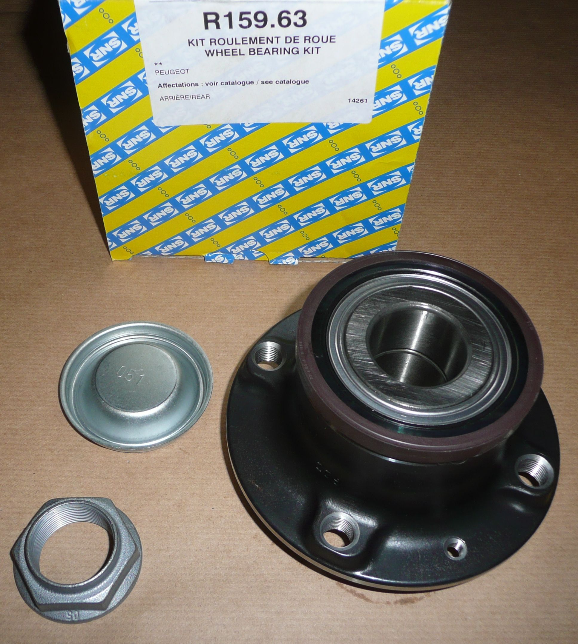 SNR R159.63 ŁOŻYSKO KPL.TYŁ C DS4,DS5 P 308